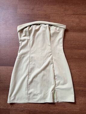 PacSun (Kendall & Kylie) Strapless Sage Green Mini Dress